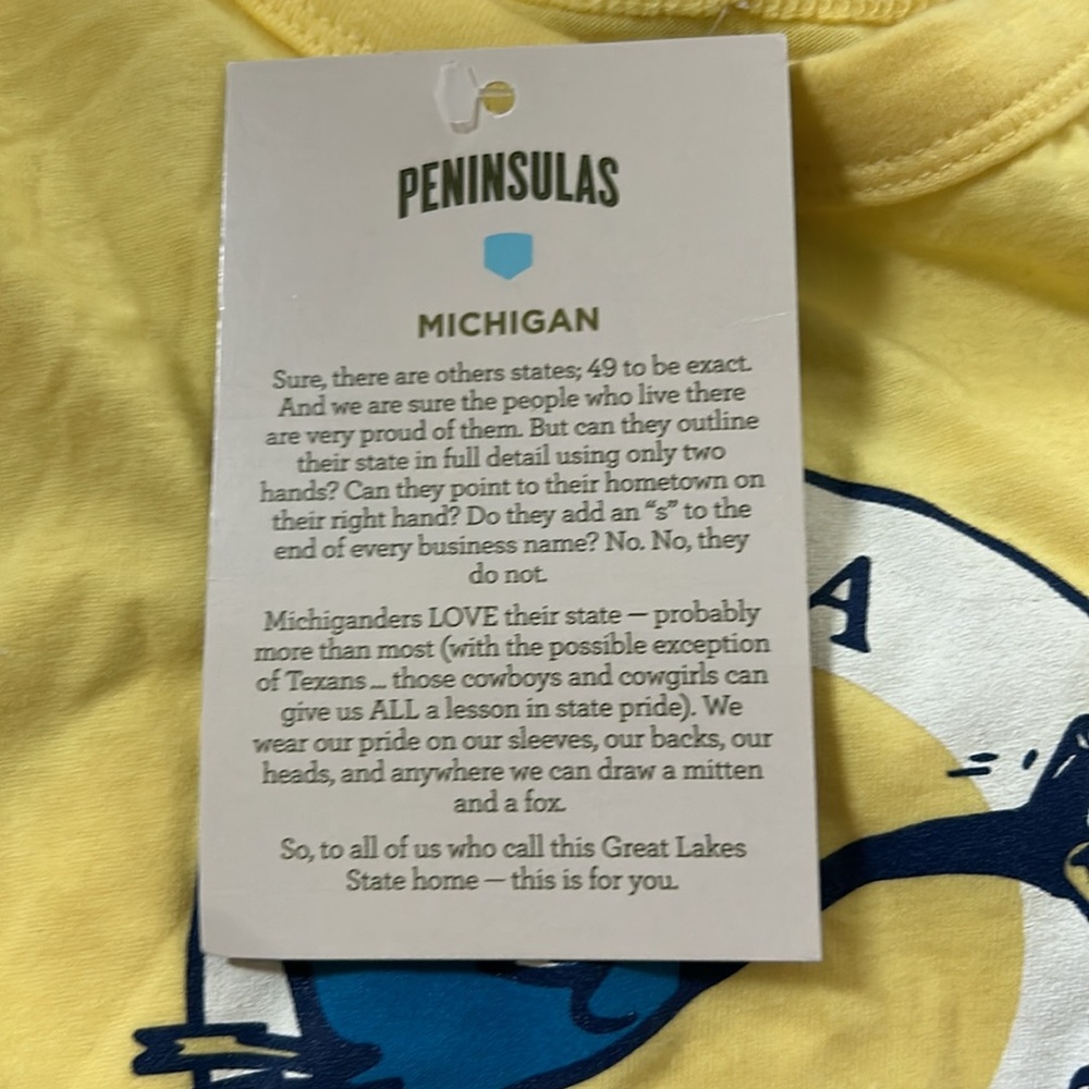 NWT Michigan onesie - Picture 3 of 4